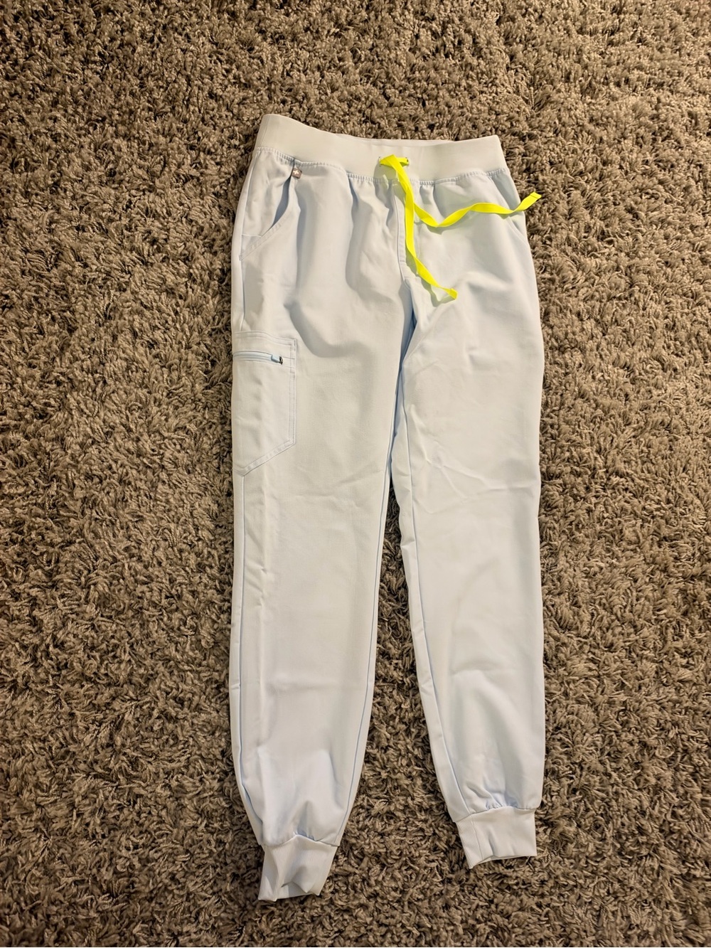 Figs light blue scrub pants